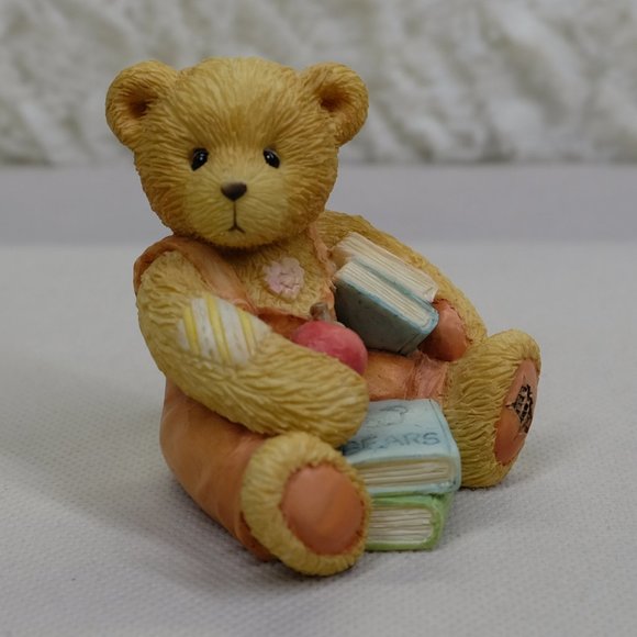 Cherished Teddies Monthly Friends to Cherish September Bear "Seth" Figurine 1993 - Picture 4 of 6